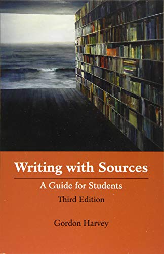 Book Cover Writing with Sources: A Guide for Students (Bacteriology Research Developm)