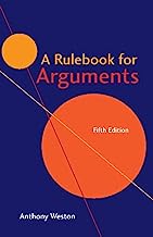 Book Cover A Rulebook for Arguments