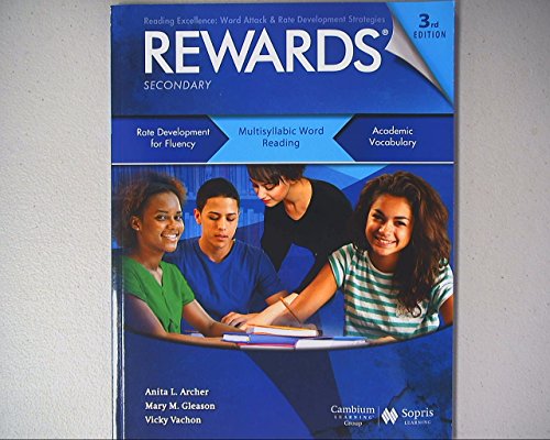 Book Cover Rewards: Multisyllabic Word Reading, Student Book, Secondary Level