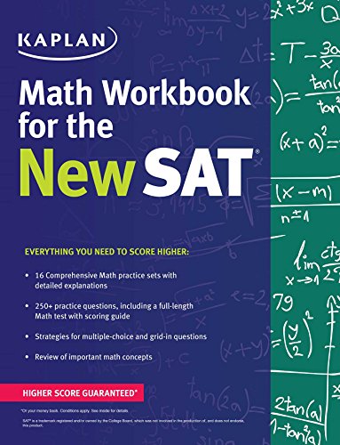 Book Cover Kaplan Math Workbook for the New SAT (Kaplan Test Prep)