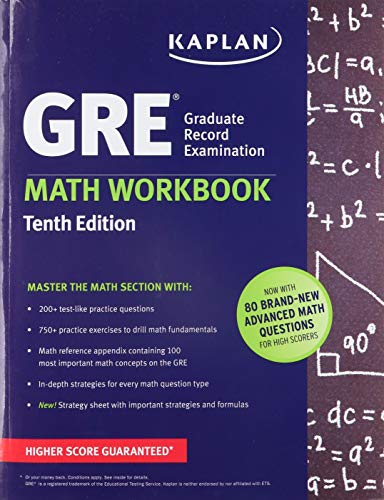 Book Cover GRE Math Workbook (Kaplan Test Prep)