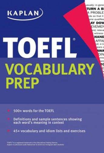 Book Cover Kaplan TOEFL Vocabulary Prep