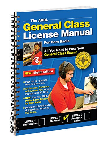 Book Cover The ARRL General Class License Manual Spiral Bound