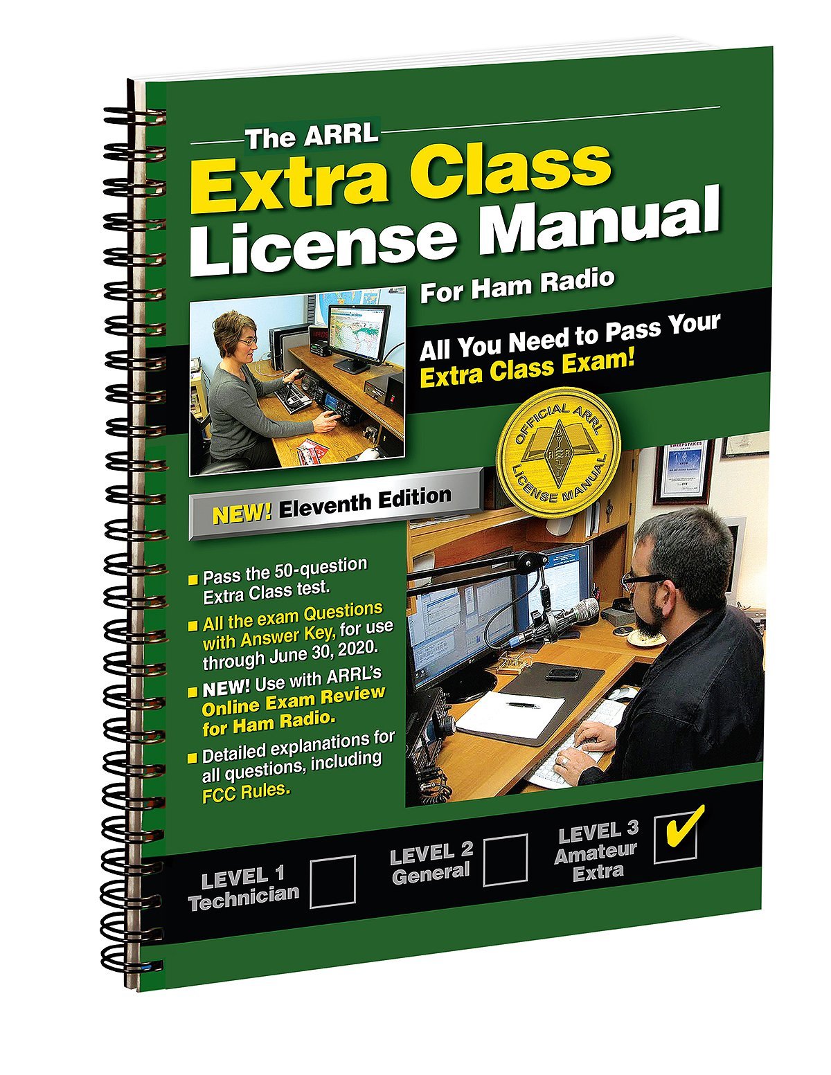 Book Cover The ARRL Extra Class License Manual Spiral 11th Edition