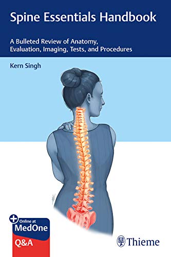 Book Cover Spine Essentials Handbook (A Bulleted Review of Anatomy, Evaluation, Imaging, Tests, and Procedures)
