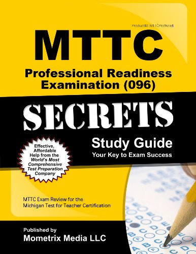 Book Cover MTTC Professional Readiness Examination (096) Secrets Study Guide: MTTC Exam Review for the Michigan Test for Teacher Certification (Secrets (Mometrix))
