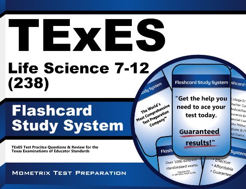 Book Cover TExES Life Science 7-12 (238) Flashcard Study System: TExES Test Practice Questions & Review for the Texas Examinations of Educator Standards (Cards)