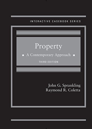 Book Cover Property: A Contemporary Approach (Interactive Casebook Series)