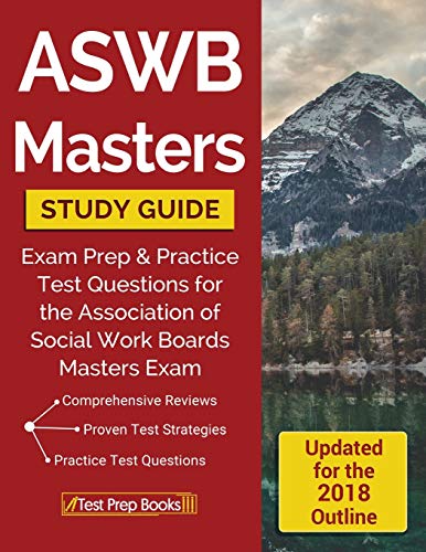 Book Cover ASWB Masters Study Guide: Exam Prep & Practice Test Questions for the Association of Social Work Boards Masters Exam