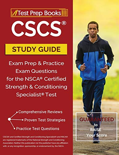 Book Cover CSCS Study Guide: Exam Prep & Practice Exam Questions for the NSCA Certified Strength & Conditioning Specialist Test: Test Prep Books