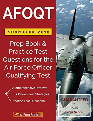 Book Cover AFOQT Study Guide 2018: Prep Book & Practice Test Questions for the Air Force Officer Qualifying Test
