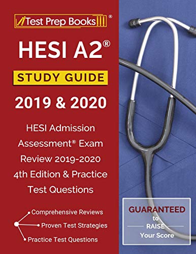 Book Cover HESI A2 Study Guide 2019 & 2020: HESI Admission Assessment Exam Review 2019-2020 4th Edition & Practice Test Questions