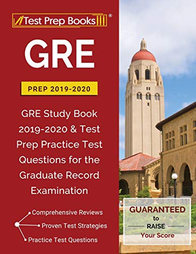 Book Cover GRE Prep 2019 & 2020: GRE Study Book 2019-2020 & Test Prep Practice Test Questions for the Graduate Record Examination