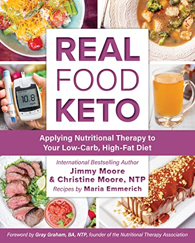 Book Cover Real Food Keto: Applying Nutritional Therapy to Your Low-Carb, High-Fat Diet