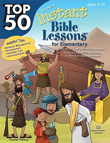 Book Cover Top 50 Instant Bible Lessons for Elementary with Object Lessons: 2