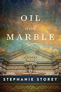 Book Cover Oil and Marble: A Novel of Leonardo and Michelangelo