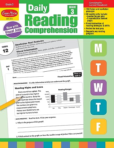 Book Cover Daily Reading Comprehension, Grade 3