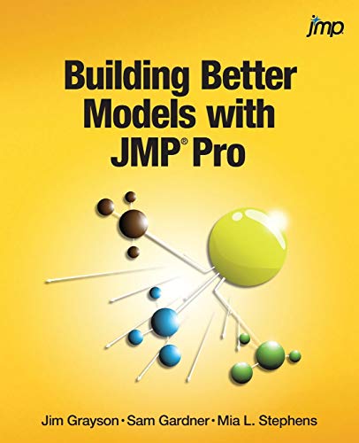 Book Cover Building Better Models with JMP Pro
