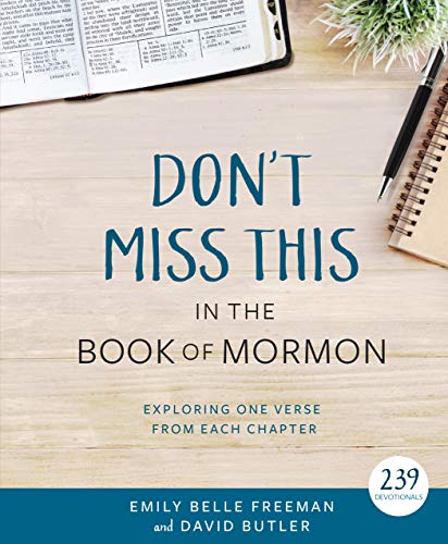 Book Cover Don't Miss This in the Book of Mormon: Exploring One Verse from Each Chapter