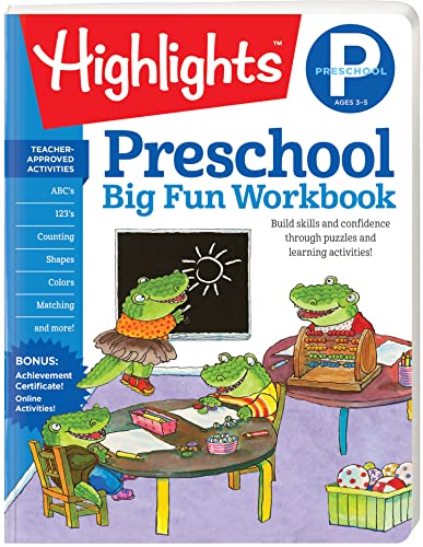 Book Cover The Big Fun Preschool Workbook (HighlightsTM Big Fun Activity Workbooks)