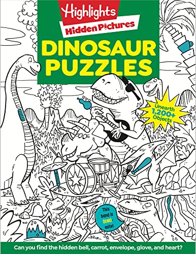 Book Cover Dinosaur Puzzles (Highlights Hidden Pictures)