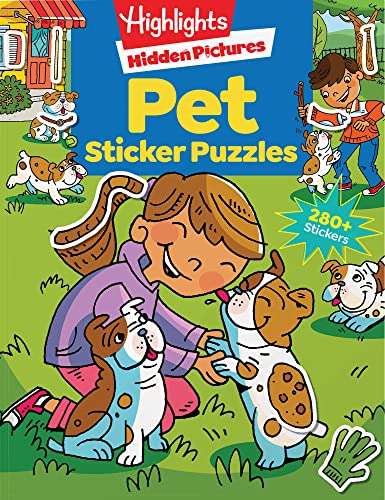 Book Cover Pet Puzzles (HighlightsTM Sticker Hidden Pictures®)