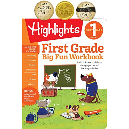 Book Cover First Grade Big Fun Workbook (Highlights™ Big Fun Activity Workbooks)