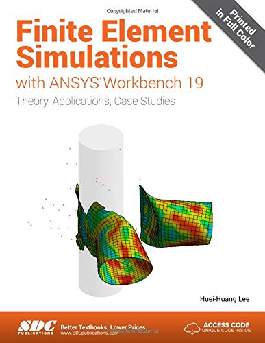 Book Cover Finite Element Simulations with ANSYS Workbench 19