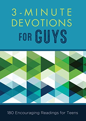 Book Cover 3-Minute Devotions for Guys: 180 Encouraging Readings for Teens