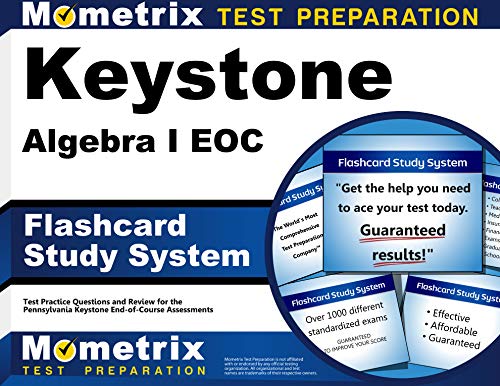 Book Cover Keystone Algebra I EOC Flashcard Study System: Keystone EOC Test Practice Questions & Exam Review for the Pennsylvania Keystone End-of-Course Assessments (Cards)