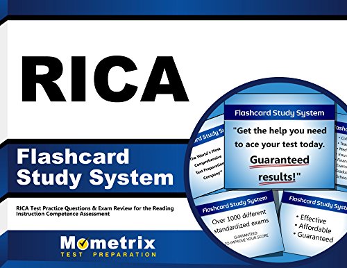 Book Cover RICA Flashcard Study System: RICA Test Practice Questions & Exam Review for the Reading Instruction Competence Assessment (Cards)