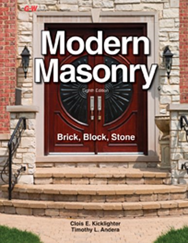 Book Cover Modern Masonry: Brick, Block, Stone