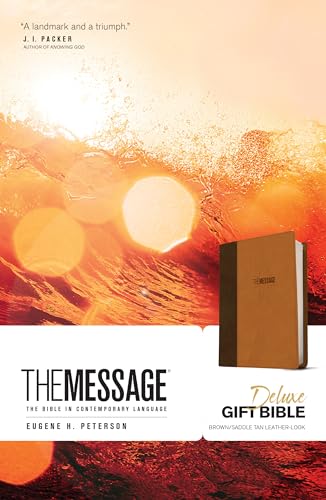 Book Cover The Message Deluxe Gift Bible: The Bible in Contemporary Language