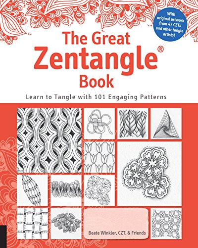 Book Cover The Great Zentangle Book: Learn to Tangle with 101 Favorite Patterns