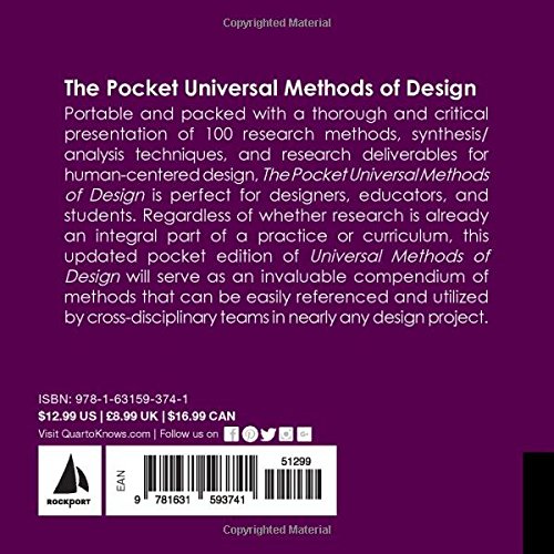 Book Cover The Pocket Universal Methods of Design: 100 Ways to Research Complex Problems, Develop Innovative Ideas and Design Effective Solutions