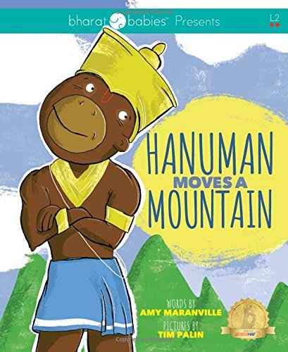 Book Cover Hanuman Moves a Mountain (Bharat Babies)