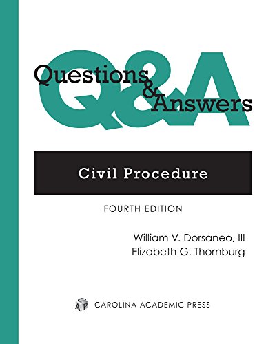 Book Cover Questions & Answers: Civil Procedure (2015)