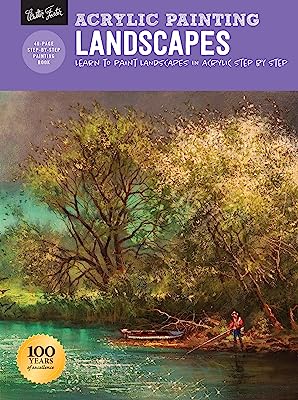 Book Cover Landscapes: Learn to paint landscapes in acrylic step by step (How to Draw & Paint)