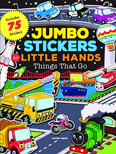 Book Cover Jumbo Stickers for Little Hands: Things That Go: Includes 75 Stickers