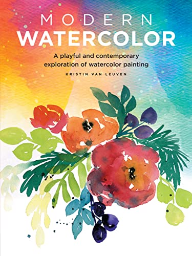 Book Cover Modern Watercolor: A playful and contemporary exploration of watercolor painting (Modern Series)
