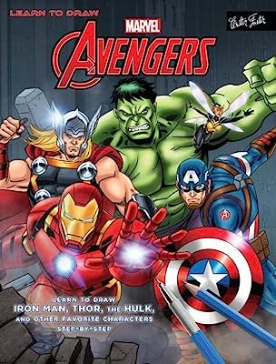 Book Cover Learn to Draw Marvel's The Avengers: Learn to draw Iron Man, Thor, the Hulk, and other favorite characters step-by-step (Licensed Learn to Draw)