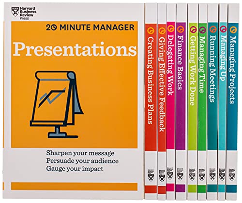 Book Cover HBR 20-Minute Manager Boxed Set (10 Books) (HBR 20-Minute Manager Series)