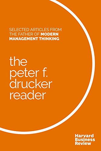 Book Cover The Peter F. Drucker Reader: Selected Articles from the Father of Modern Management Thinking