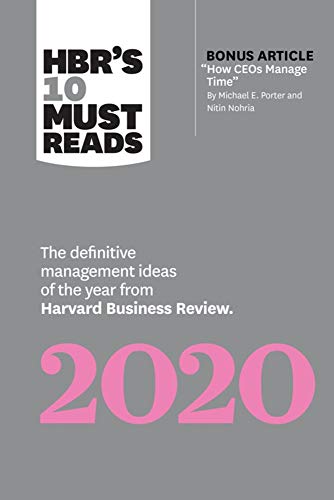 Book Cover HBR's 10 Must Reads 2020: The Definitive Management Ideas of the Year from Harvard Business Review (with bonus article 
