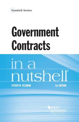 Book Cover Government Contracts in a Nutshell (Nutshells)