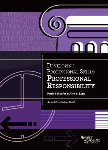 Book Cover Developing Professional Skills: Professional Responsibility