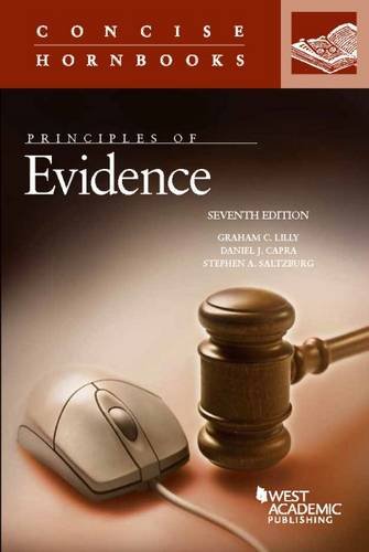 Book Cover Principles of Evidence (Concise Hornbook Series)