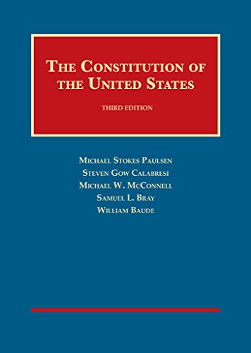 Book Cover The Constitution of the United States (University Casebook Series)