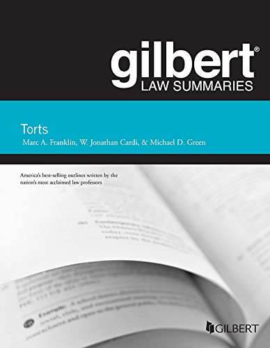 Book Cover Gilbert Law Summary on Torts (Gilbert Law Summaries)