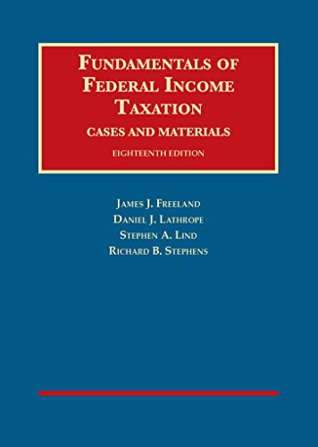 Book Cover Fundamentals of Federal Income Taxation (University Casebook Series)
